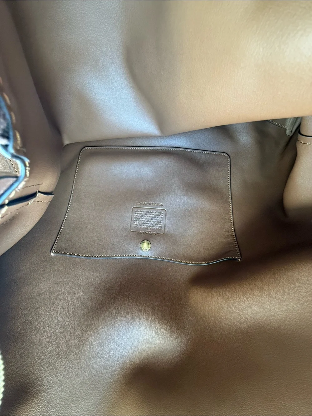 Coach Brown Suede Messenger Bag